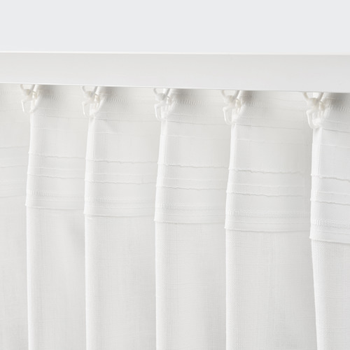 SILVERLÖNN sheer curtains, 1 pair