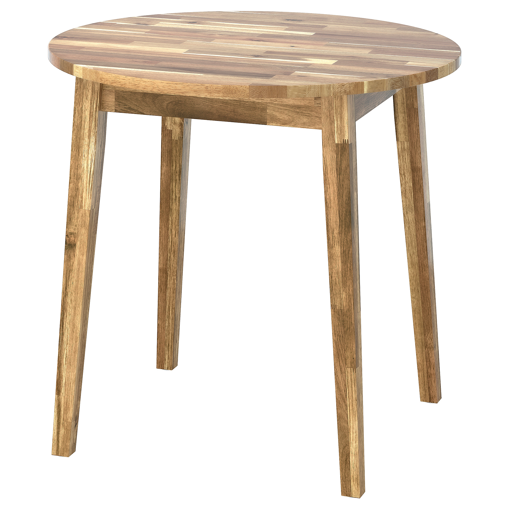 NACKANÄS table, acacia, 80 cm - IKEA