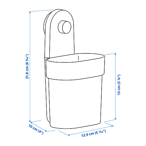 ÖBONÄS container with suction cup