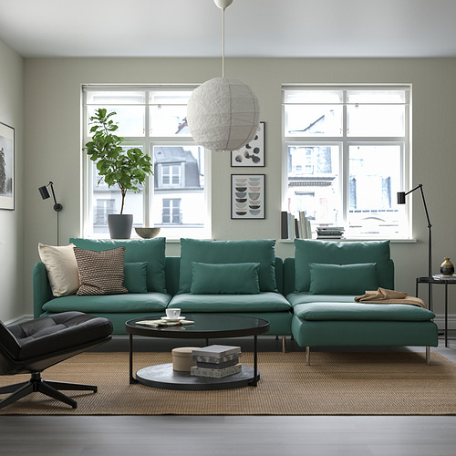 SÖDERHAMN 4-seat sofa with chaise longue