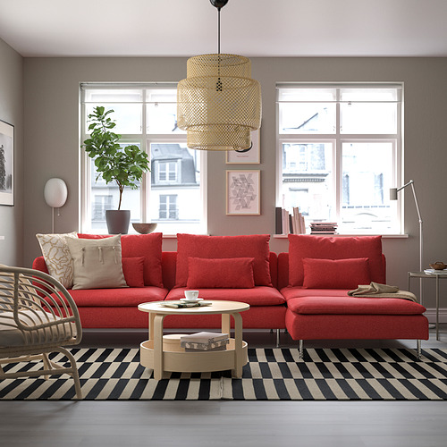 SÖDERHAMN 4-seat sofa with chaise longue