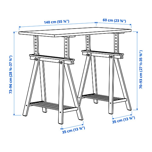 LAGKAPTEN/MITTBACK desk