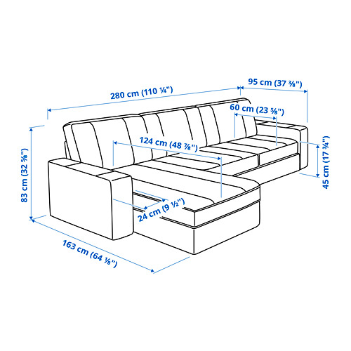 KIVIK 3-seat sofa