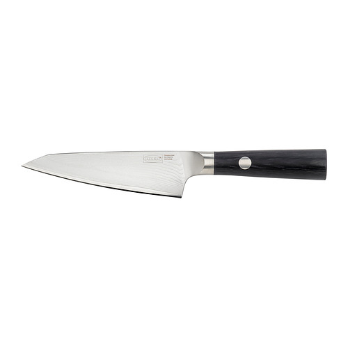 FJÄLLRÖDING - utility knife, damascus steel/black, 15 cm | IKEA Hong Kong and Macau - E1010818_S4