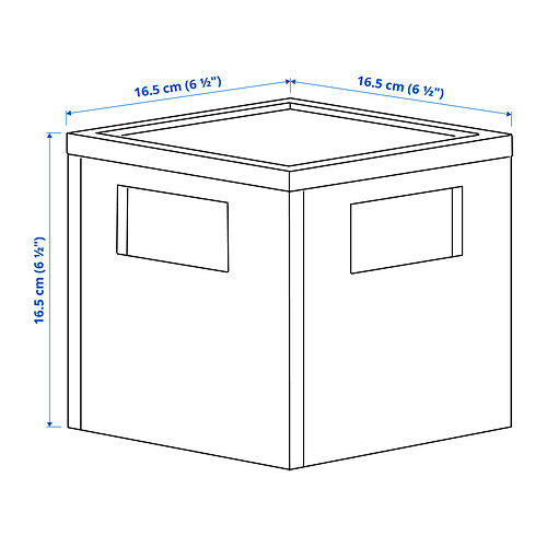 PANSARTAX storage box with lid