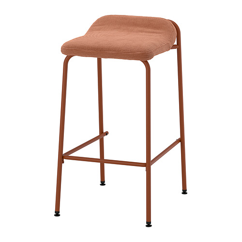 KESNACKEN - 高腳凳, 櫃檯高度 橙色/Kelinge 鐵銹色, 66 厘米 | IKEA 香港及澳門 - E1010877_S4