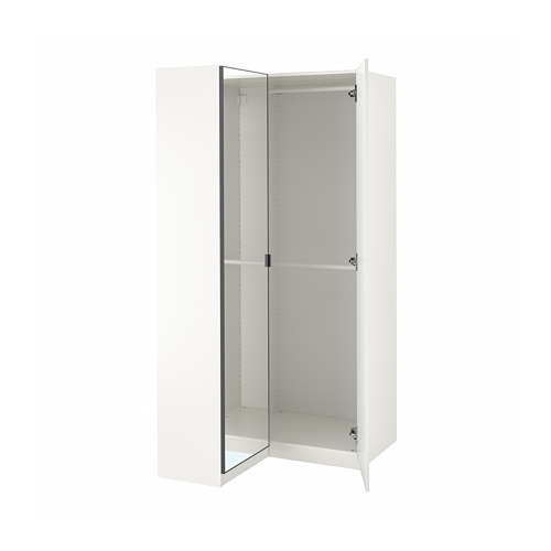 Ikea white on sale corner wardrobe