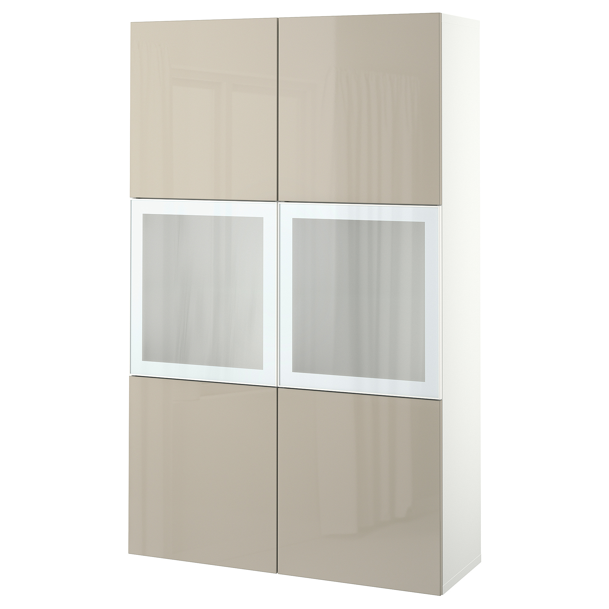 BESTÅ storage combination w glass doors
