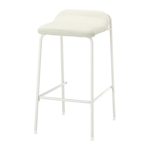 KESNACKEN - 高腳凳, 櫃檯高度 白色/Axvall 灰白色, 66 厘米 | IKEA 香港及澳門 - E1010880_S4