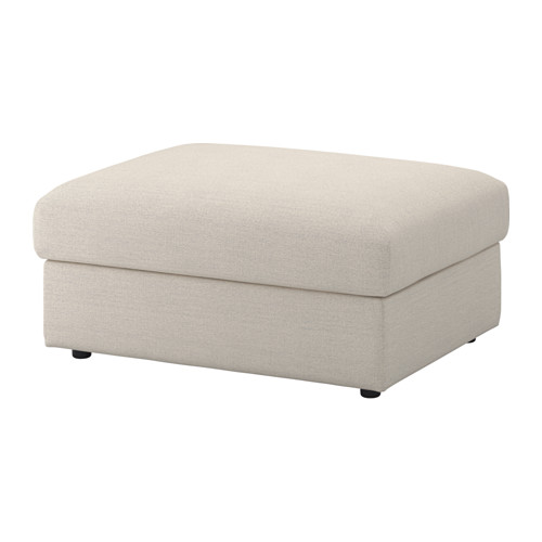 VIMLE footstool with storage