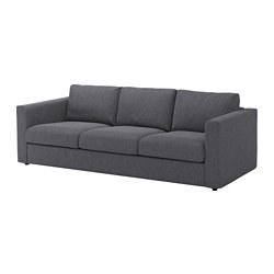VIMLE - 三座位梳化布套, 有寬闊扶手/Gunnared 暗灰色 | IKEA 香港及澳門 - PE640008_S3