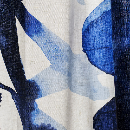 SKOGSNÄSSLA 窗簾，一對