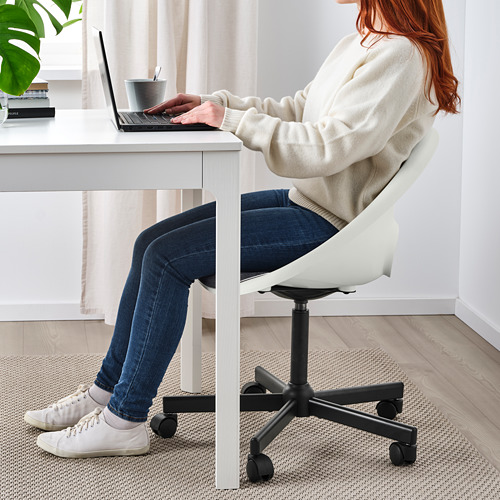 MALSKÄR/LOBERGET swivel chair + pad