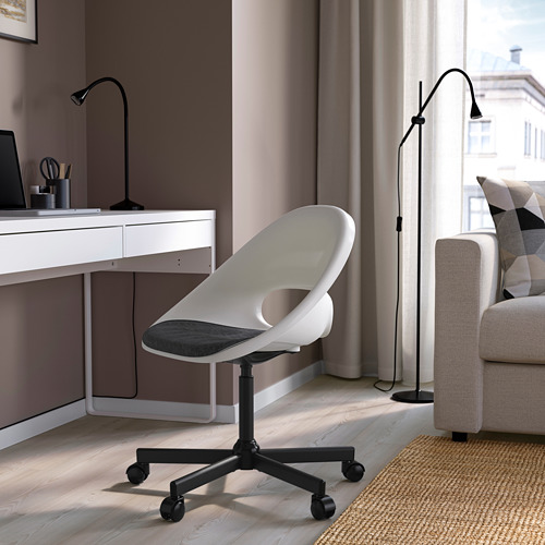 MALSKÄR/LOBERGET swivel chair + pad