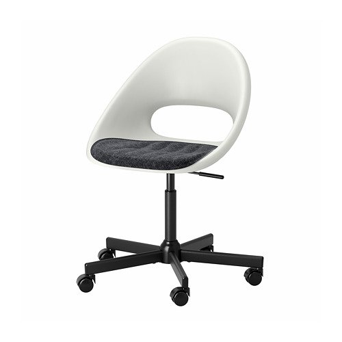 MALSKÄR/LOBERGET swivel chair + pad