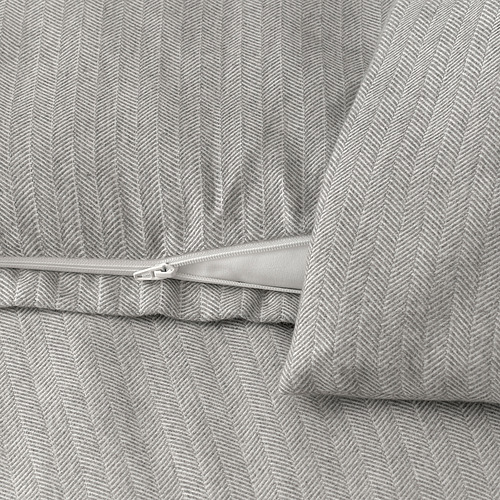 STRUTBRÄKEN duvet cover and 2 pillowcases