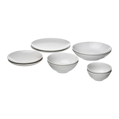 GODMIDDAG 餐具，10件套裝
