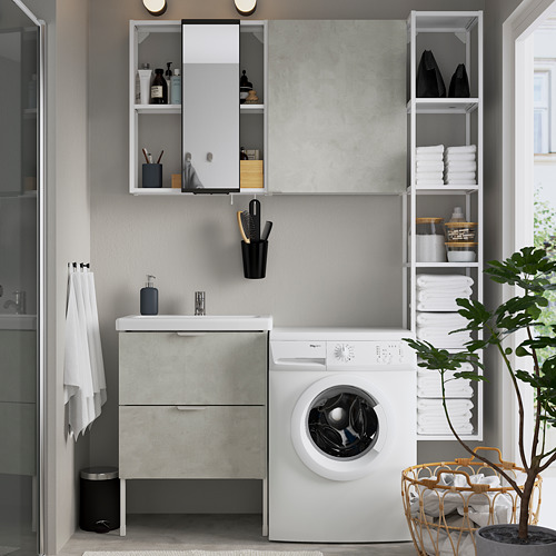 TVÄLLEN/ENHET bathroom furniture, set of 16