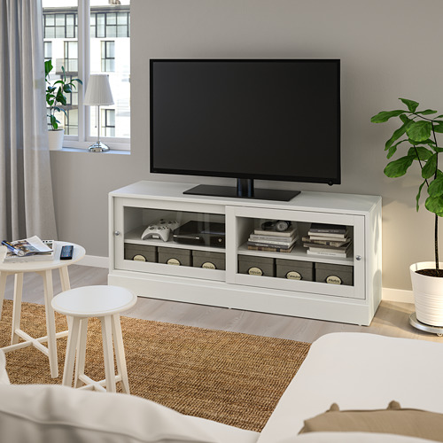 HAVSTA TV bench with plinth