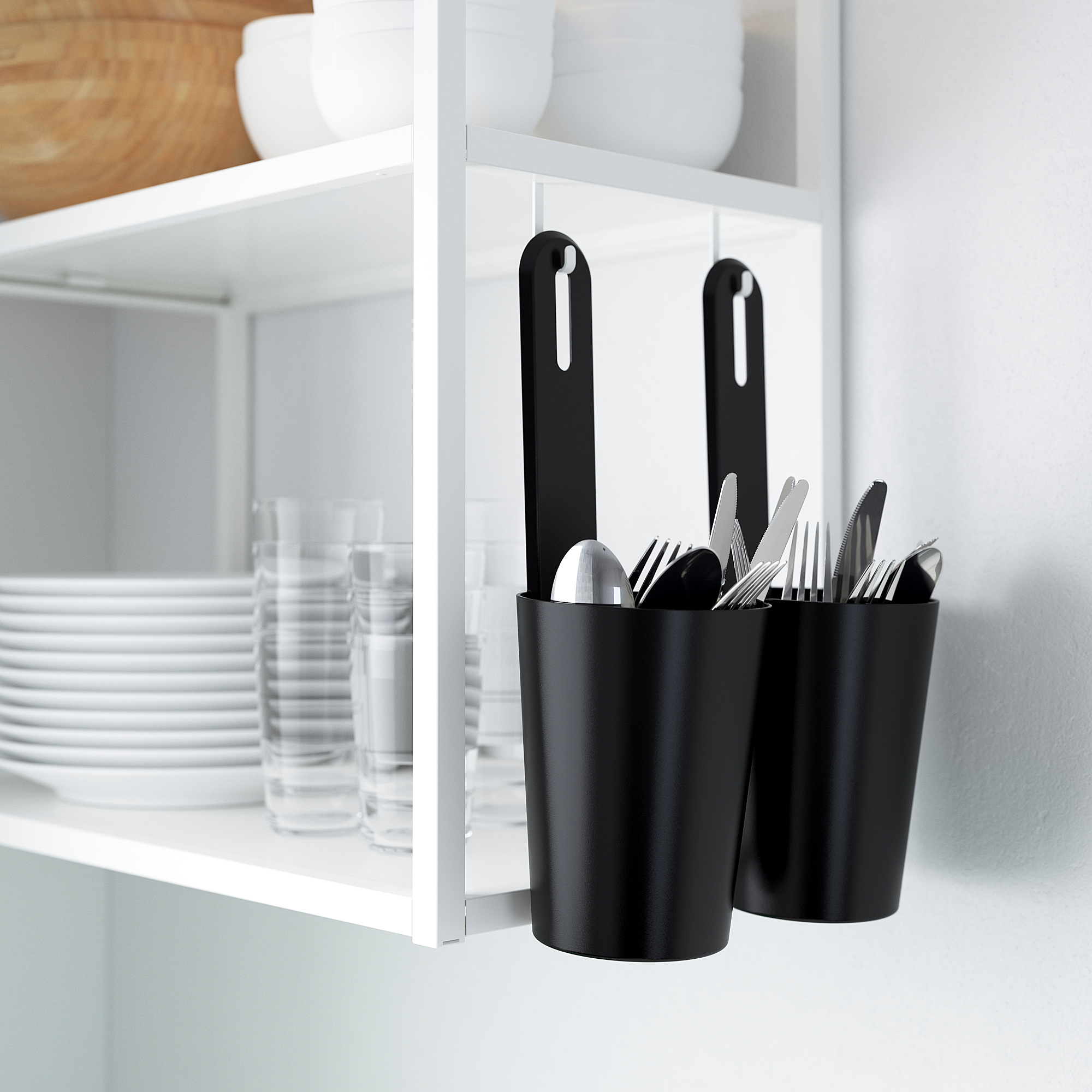 ENHET wall frame with shelves
