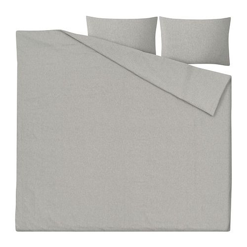 STRUTBRÄKEN duvet cover and 2 pillowcases