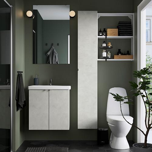 TVÄLLEN/ENHET bathroom furniture, set of 13