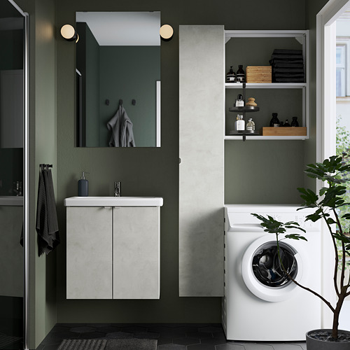 TVÄLLEN/ENHET bathroom furniture, set of 13