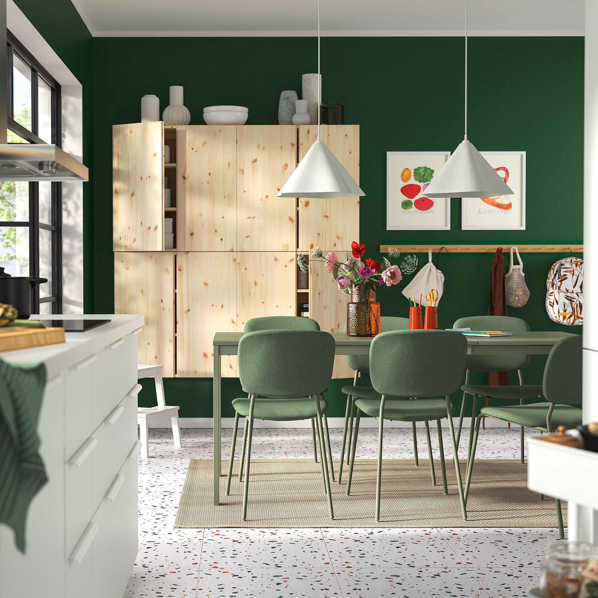 VIHALS/VIHALS table and 6 chairs