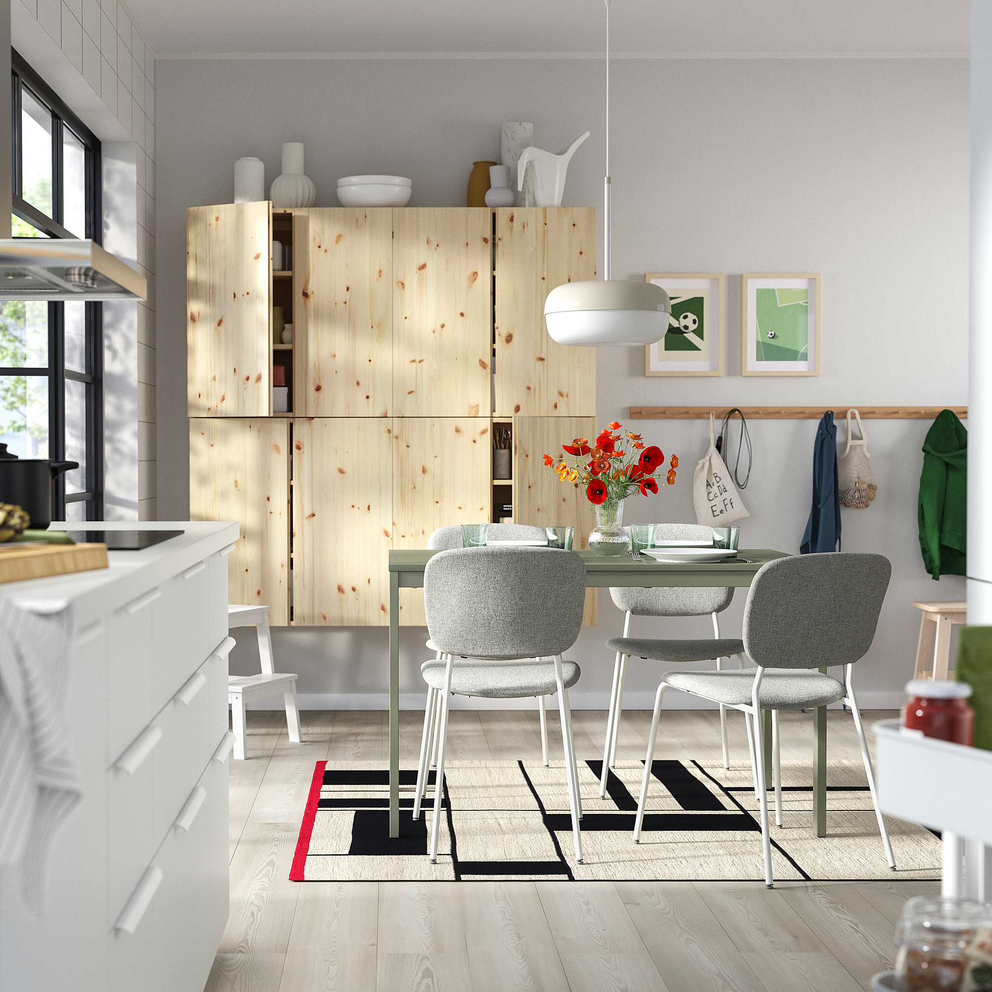 VIHALS/VIHALS table and 4 chairs