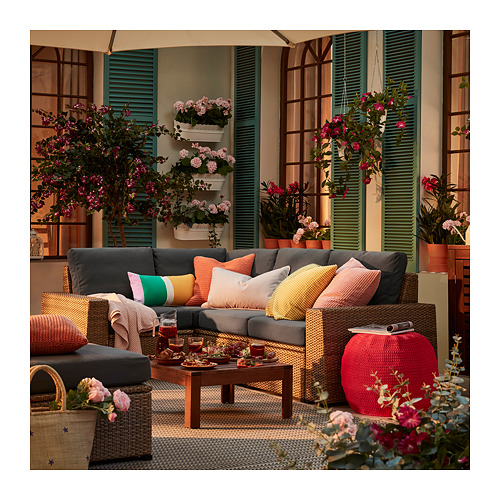 SOLLERÖN modular corner sofa 3-seat, outdoor