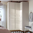 PAX/FLISBERGET corner wardrobe