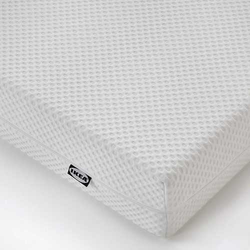 ÅBYGDA foam mattress, firm/white, single