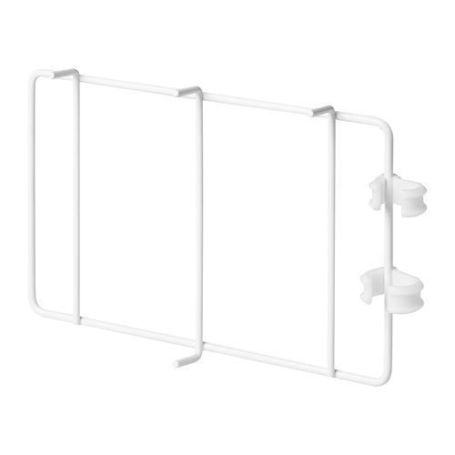 SUNNERSTA clip-on rack with 4 hooks