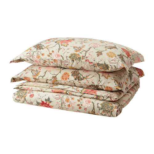 NÄSSELKLOCKA duvet cover and 2 pillowcases