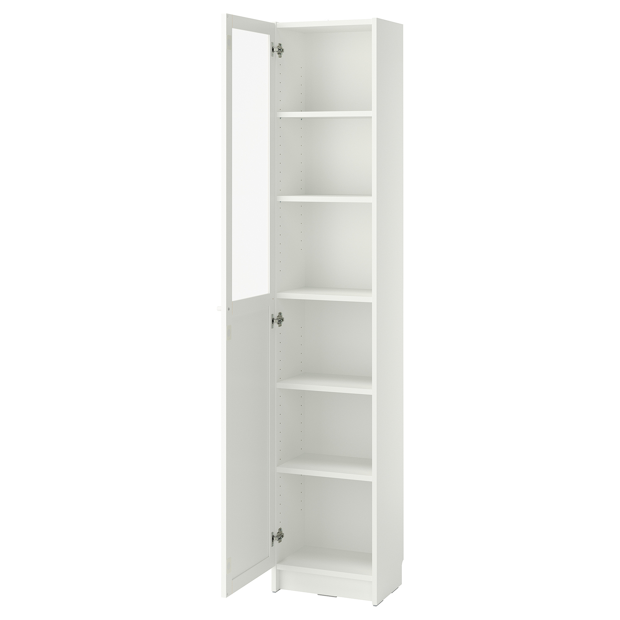BILLY/OXBERG bookcase with panel/glass door