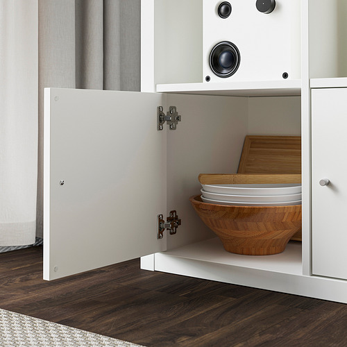 KALLAX shelving unit with 4 inserts