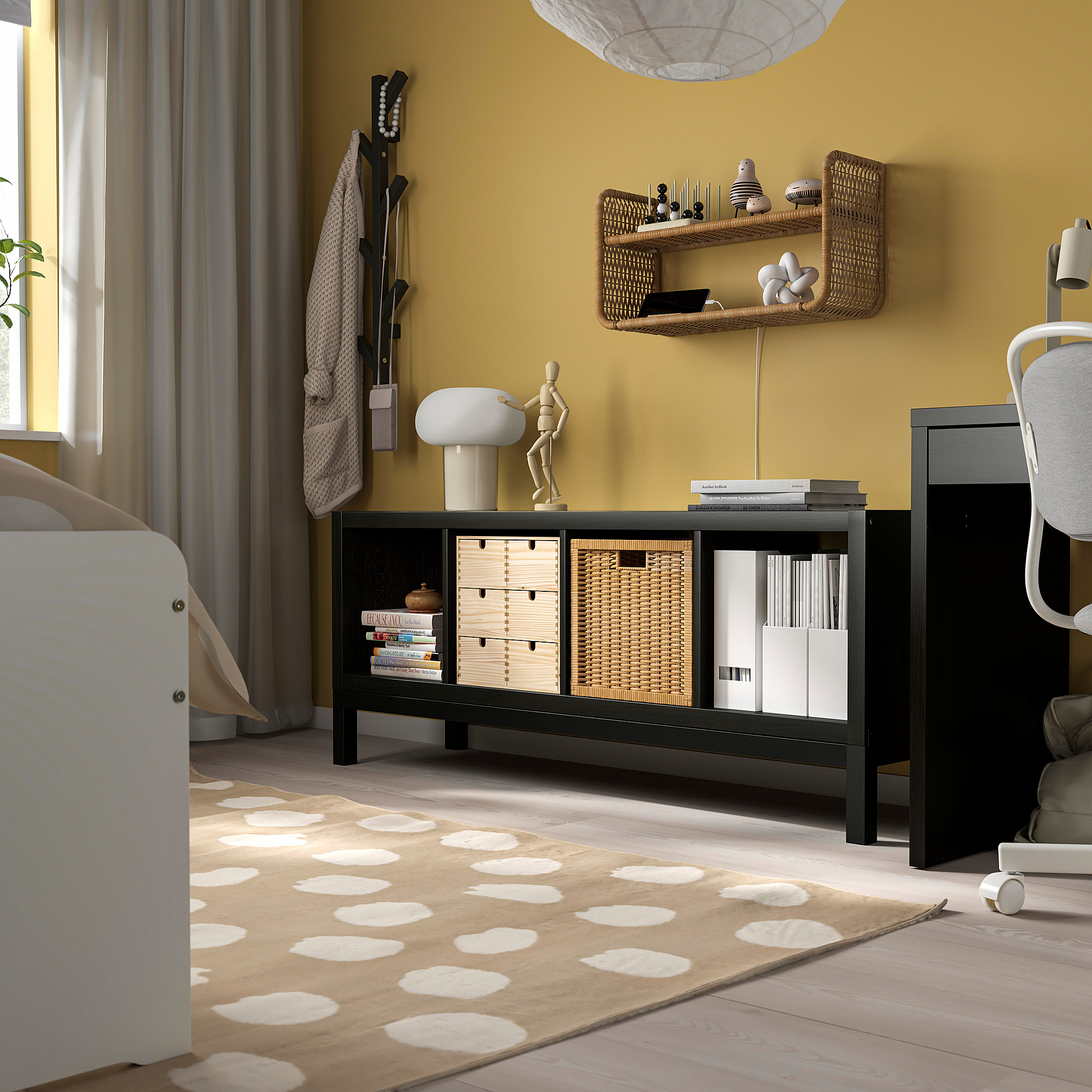 KALLAX shelving unit with underframe