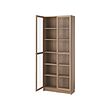 BILLY/OXBERG bookcase with glass doors
