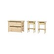 KRONÖREN bedroom furniture, set of 3
