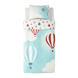 UPPTÅG - 被套枕袋套裝, 浪/船/藍色 | IKEA 香港及澳門 - PE730334_S3