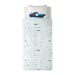 UPPTÅG - 被套枕袋套裝, 熱氣球圖案/藍色 | IKEA 香港及澳門 - PE730328_S3