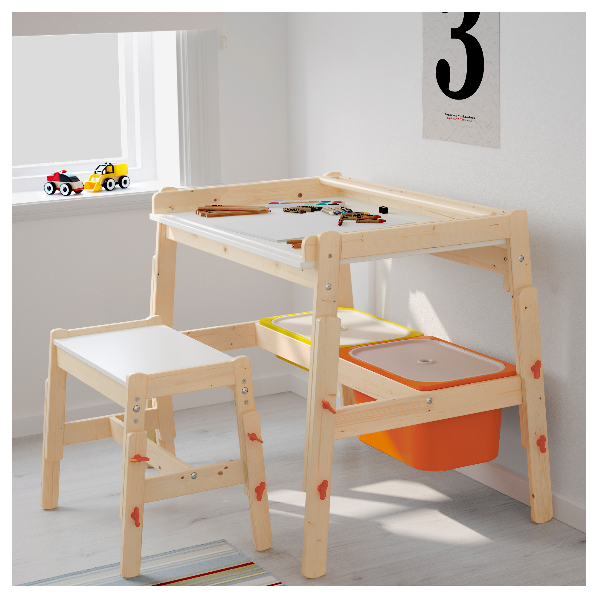Flisat Children S Desk Adjustable Ikea Hong Kong