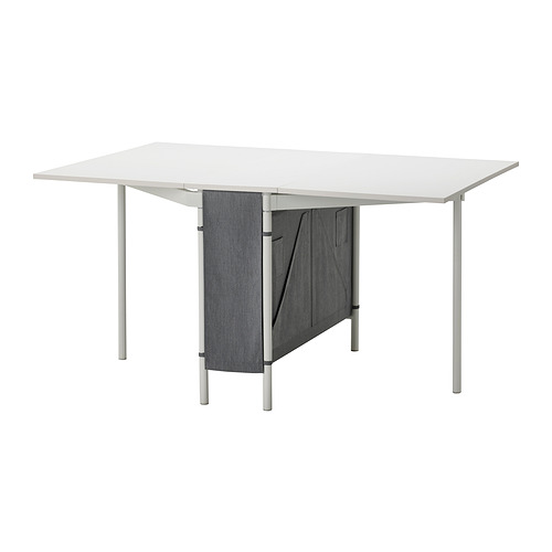 KALLHÄLL gateleg table with storage