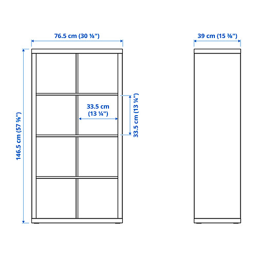 LAGKAPTEN/KALLAX desk combination