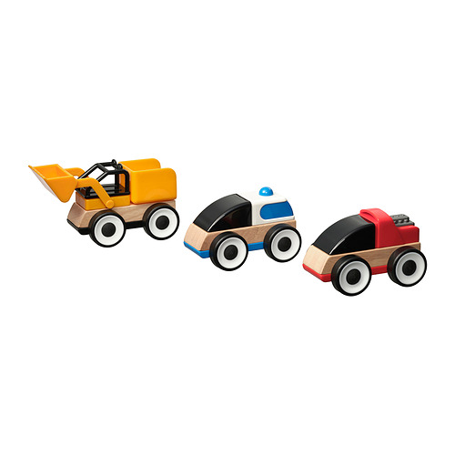 LILLABO 3-piece vehicle set