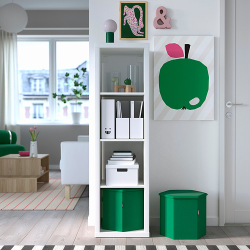 KJUGE pouffe with storage