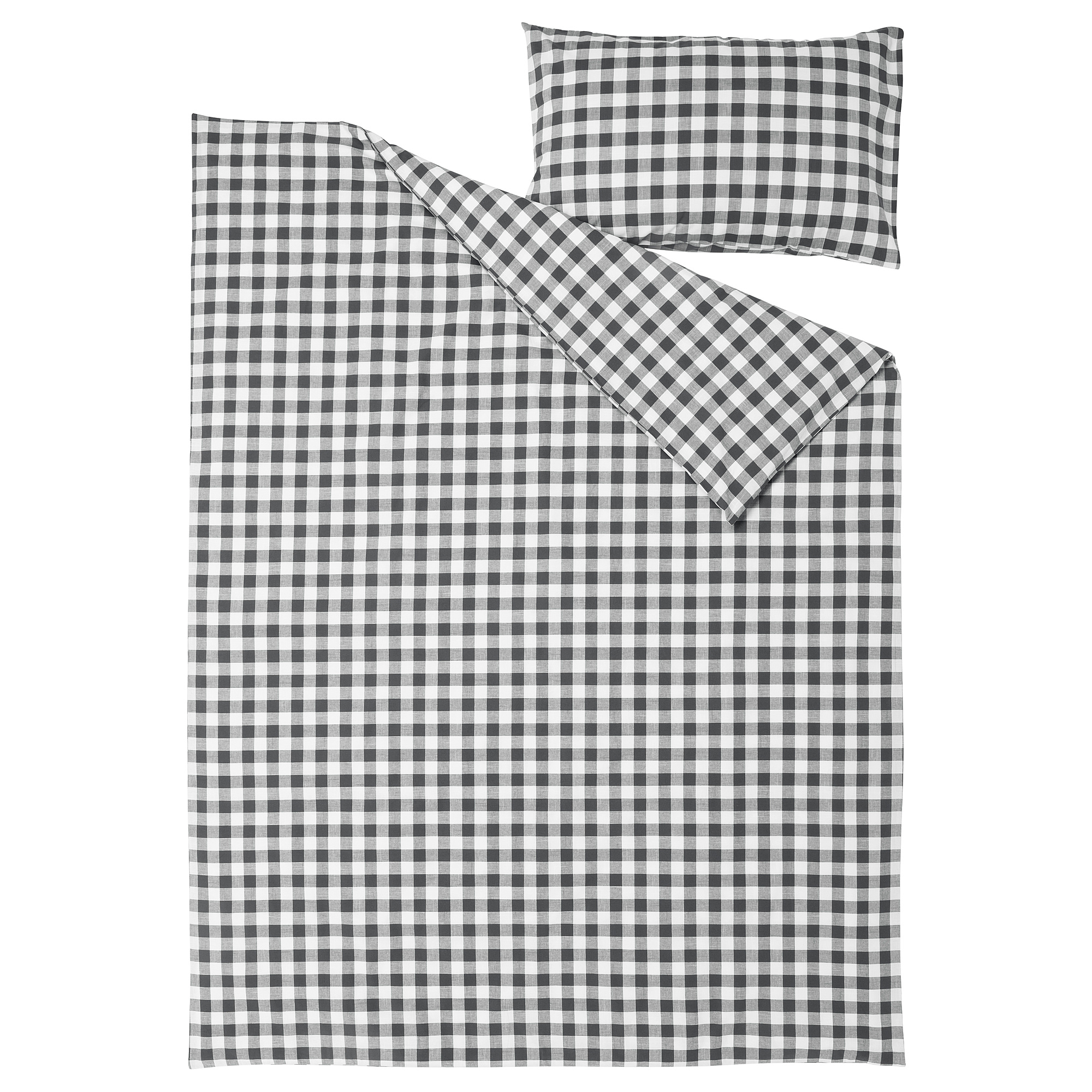 EKTANDVINGE duvet cover and pillowcase