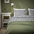 EKTANDVINGE duvet cover and pillowcase
