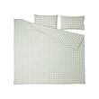 EKTANDVINGE duvet cover and 2 pillowcases