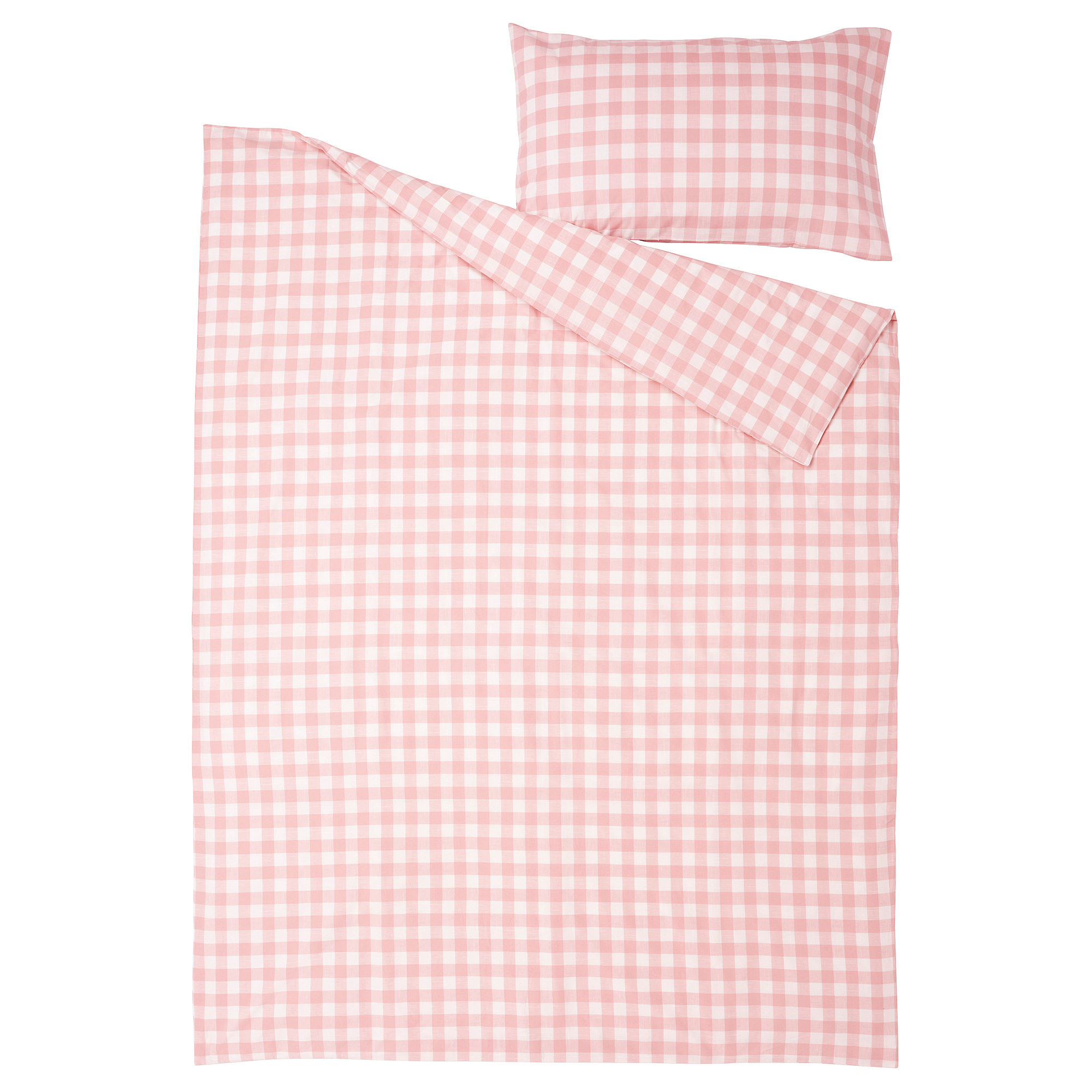EKTANDVINGE duvet cover and pillowcase